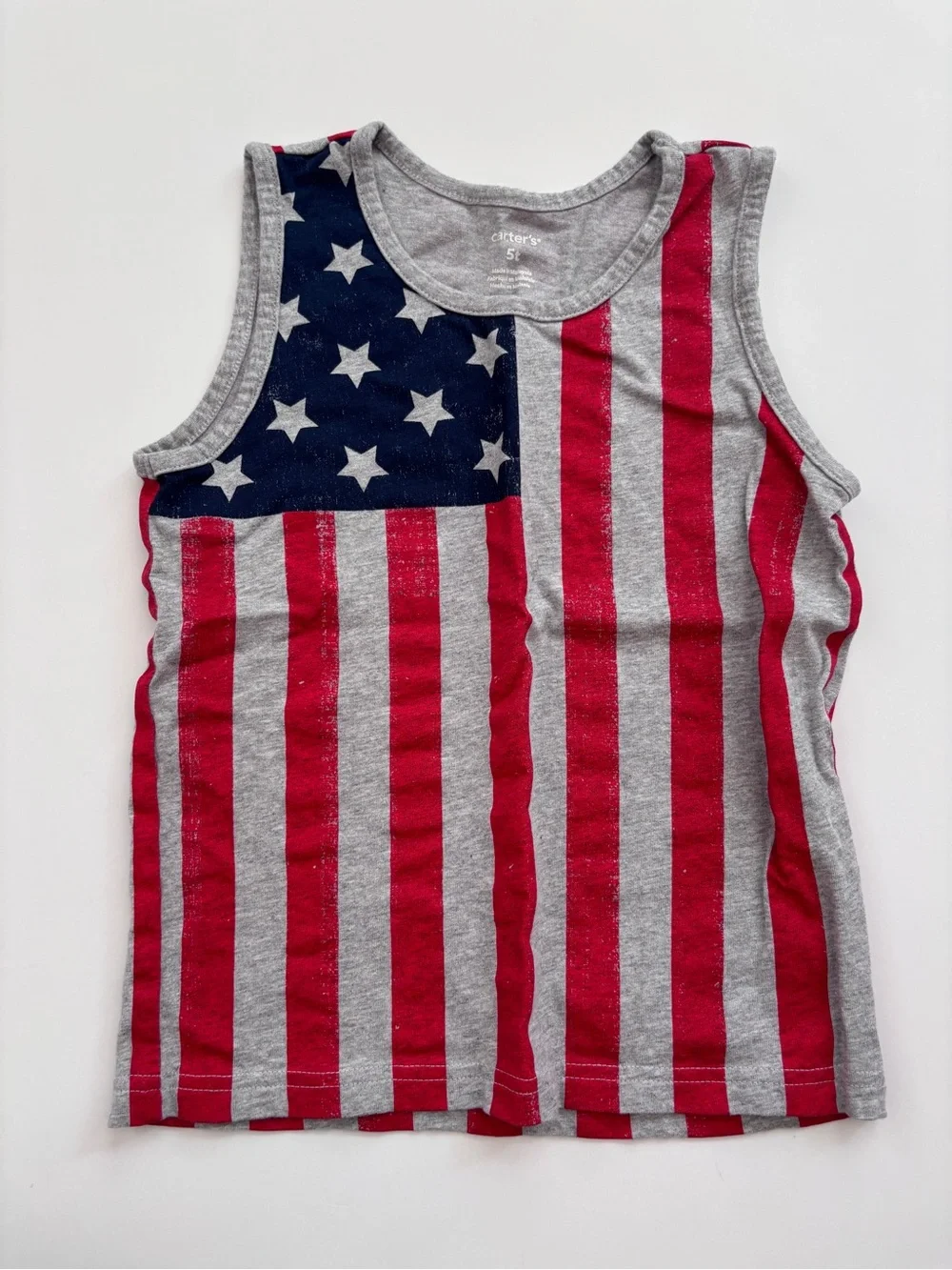 Patriotic Bundle OshKosh B'gosh & Carters Star-Print, shorts and tanks size 5